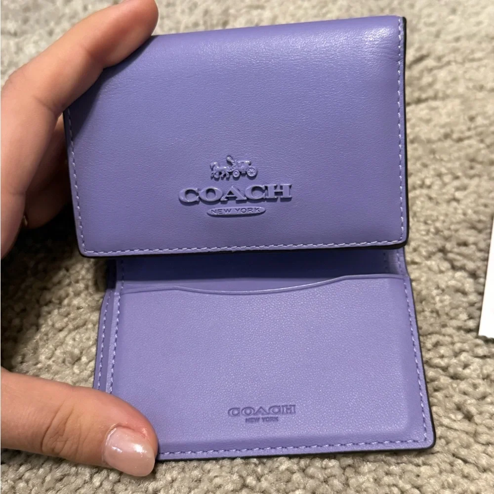 Coach Micro Leather Wallet - Picture 4 of 5